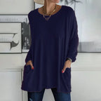Daliah - T-shirt à manches longues avec poche
