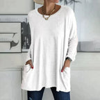 Daliah - T-shirt à manches longues avec poche