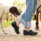 Dansko Professional Clog in Black Oiled Leather