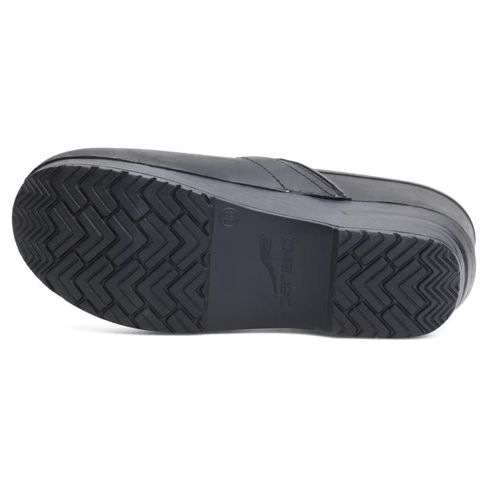 Dansko Professional Clog in Black Oiled Leather