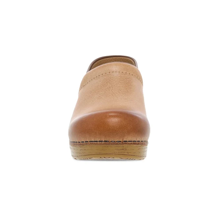 Dansko Professional Clog in Honey Distressed Leather