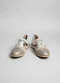 Dorking By Fluchos Lace-Up Brogues Silver Cut-Out Shoes UK 7 EU 40