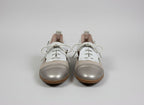 Dorking By Fluchos Lace-Up Brogues Silver Cut-Out Shoes UK 7 EU 40