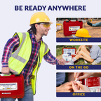 DOT Deluxe First Aid Kit Waterproof 909 Red