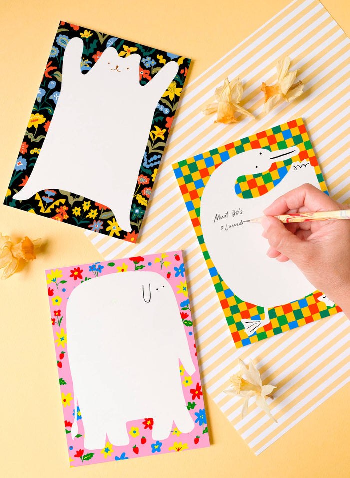 Duck Quilt Notepad | Karen Schipper