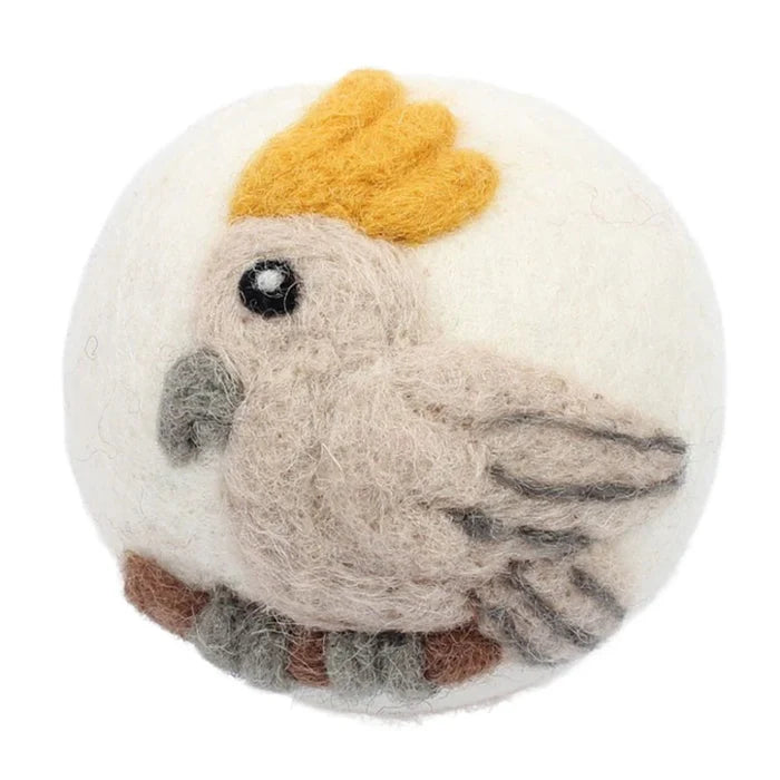 Go-For-Zero-Australa-Eco-Max-Australia-Wool-Dryer-Ball-Cockatoo