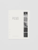A5 Editorial Vellum Dividers Vol. 2 styled in a flat lay with planner inserts and accessories.