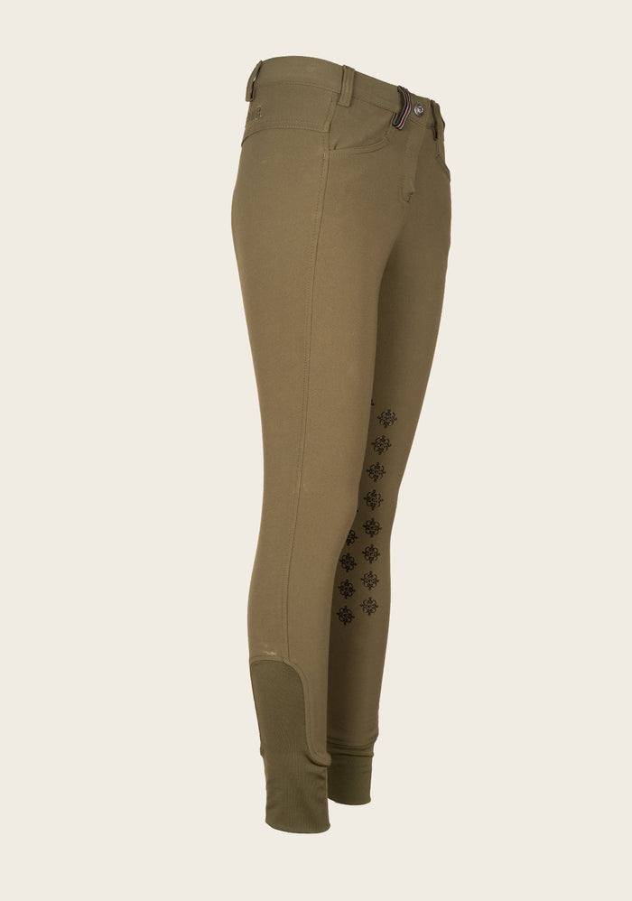 Espoir Coquet Dusky Green kneepatch Bamboo Breeches