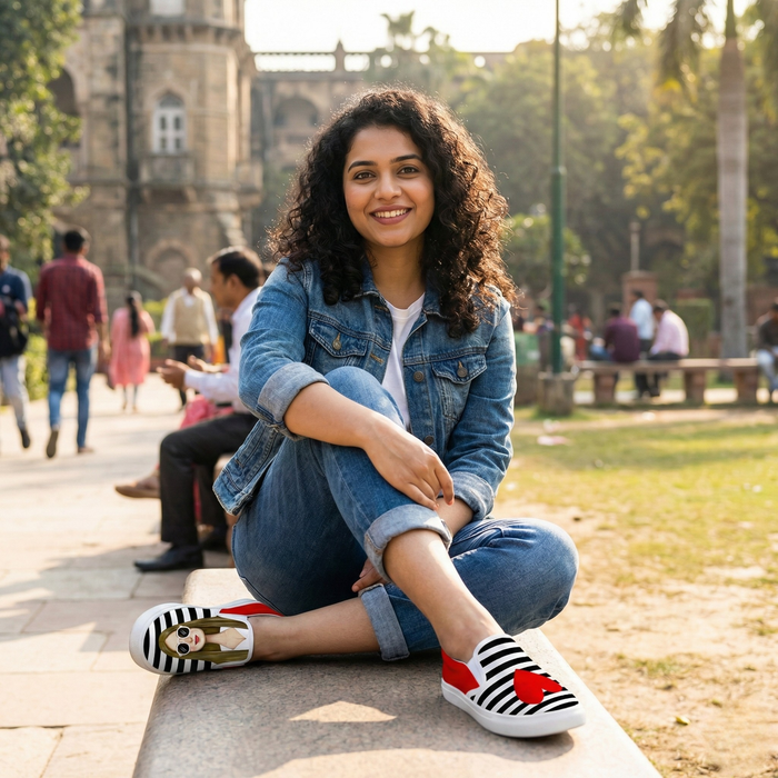 Fashionista Slipons - The Quirky Naari
