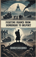 The cover is an illustration of a soldier on a war torn battlefield with ruins seen in the background.