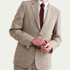 Fintry Blazer in Linen Stripe