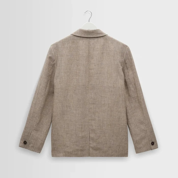 Fintry Blazer in Linen Stripe