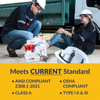 First Aid Kit #16 Metal DOT ANSI Class A