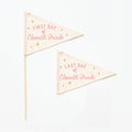 First & Last Day of Eleventh Grade Flags {Pink}