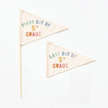 First & Last Day of Fifth Grade Flags {Rainbow}