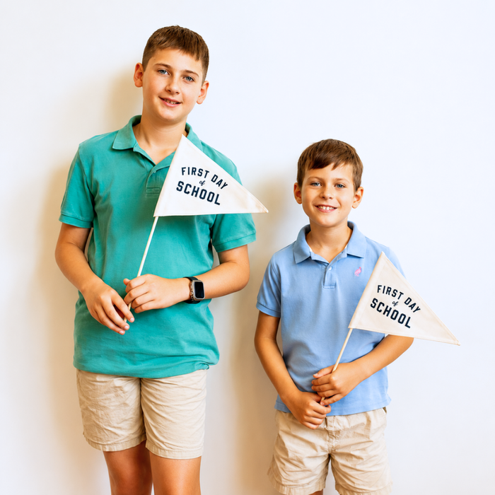 First & Last Day of School Flags