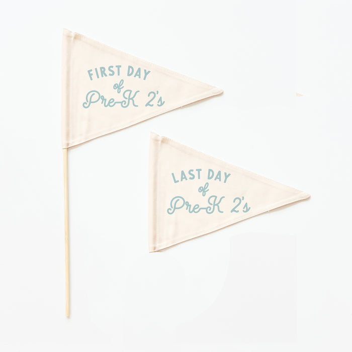 First & Last Day of School Flags