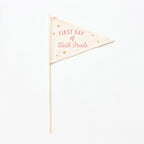 First & Last Day of Tenth Grade Flags {Pink}
