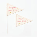 First & Last Day of Third Grade Flags {Pink}
