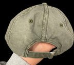 -- FLAWED --Mama Washed Light Green ball cap