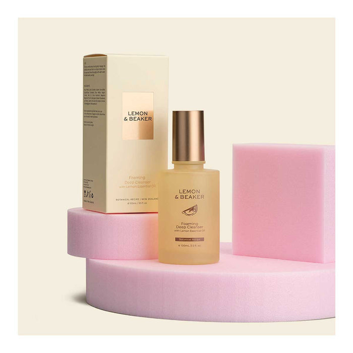 Lemon and Beaker Foaming Deep Cleanser with Lemon Essential Oil_2