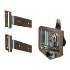 Folding T-Handle with Mount studs and Dust Cap, 3/4 view