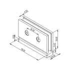 FORGE PIVOT SHOWER HINGE 8mm and 10mm glass - Image 8