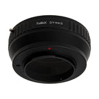 Fotodiox Lens Mount Adapter - Contax/Yashica (CY) SLR Lens to Micro Four Thirds (MFT, M4/3) Mount Mirrorless Camera Body