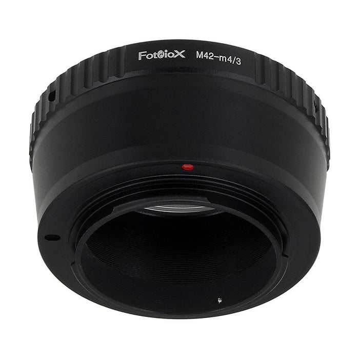 Fotodiox Lens Mount Adapter -  M42 Screw Mount SLR Lens to Micro Four Thirds (MFT, M4/3) Mount Mirrorless Camera Body