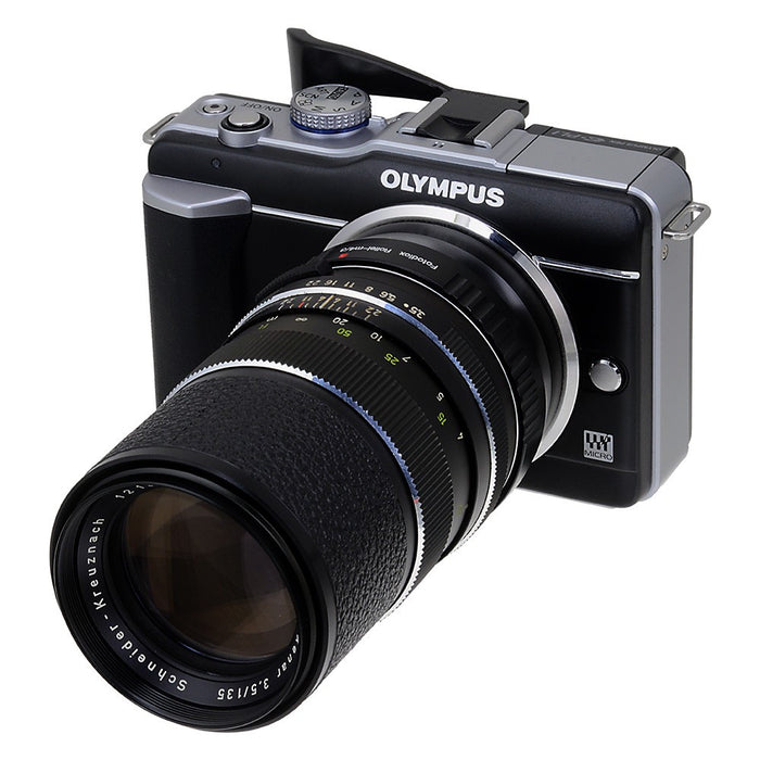 Fotodiox Lens Mount Adapter - Rollei 35 (SL35) SLR Lens to Micro Four Thirds (MFT, M4/3) Mount Mirrorless Camera Body