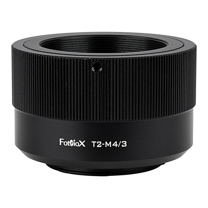 Fotodiox Lens Mount Adapter - T-Mount (T / T-2) Screw Mount SLR Lens to Micro Four Thirds (MFT, M4/3) Mount Mirrorless Camera Body