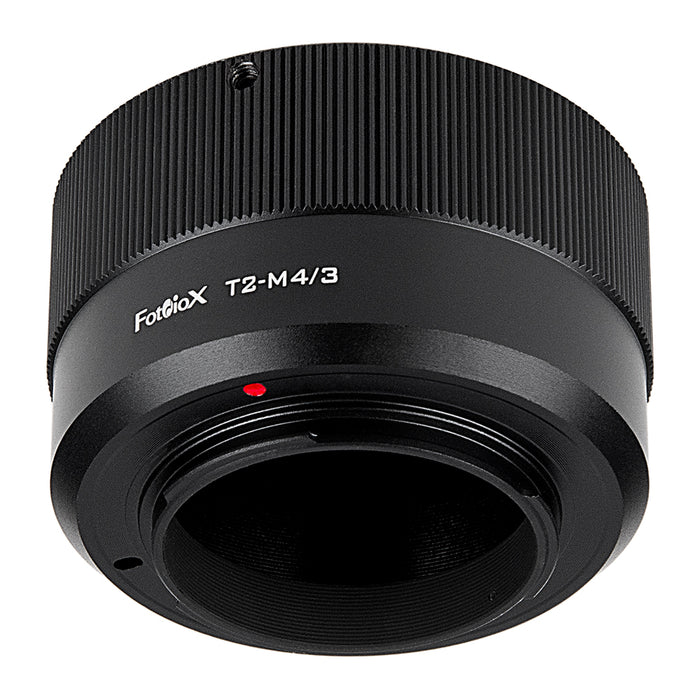 Fotodiox Lens Mount Adapter - T-Mount (T / T-2) Screw Mount SLR Lens to Micro Four Thirds (MFT, M4/3) Mount Mirrorless Camera Body