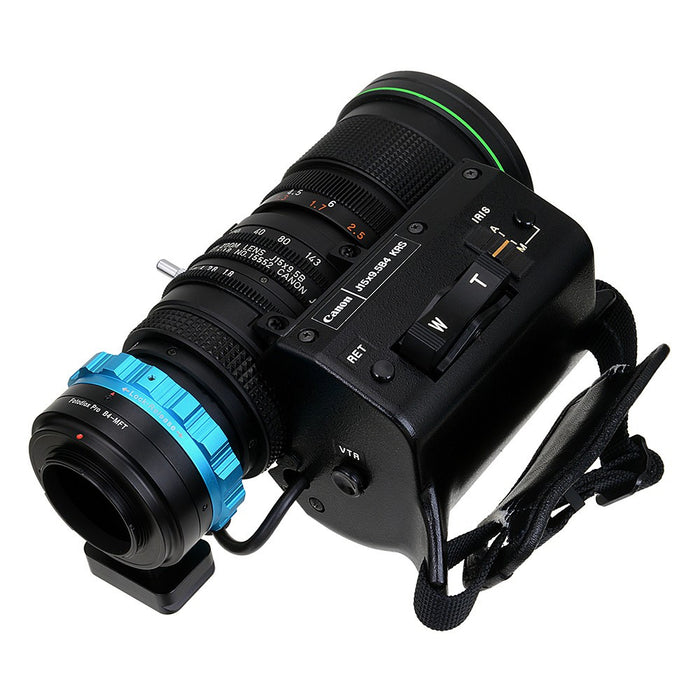 Fotodiox Pro Lens Adapter - Compatible with B4 (2/3") ENG Cine Lenses to fit Micro Four Thirds (MFT, M4/3) Mount Mirrorless Cameras