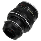 Fotodiox Pro Lens Mount Double Adapter - Rollei 6000 (Rolleiflex) Series and Canon EOS (EF / EF-S) D/SLR Lenses to Micro Four Thirds (MFT, M4/3) Mount Mirrorless Camera Body with Built-in De-Clicked Aperture Iris
