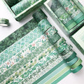 Fresh Green Forest Washi Tape Set - Limited Edition - Original Kawaii Pen