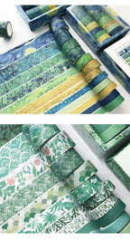 Fresh Green Forest Washi Tape Set - Limited Edition - Original Kawaii Pen