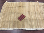 Ghicha silk saree with printed blouse