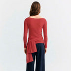 Giulia Top in Pale Red