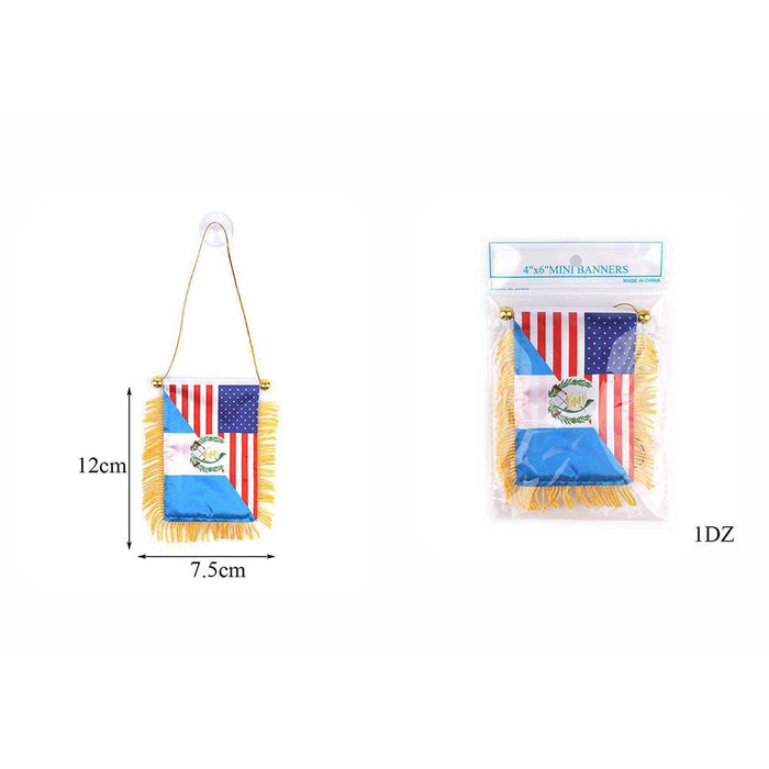 Guatemala Usa Mini Banners 4"x6" - TRUECOLOR WHOLESALE