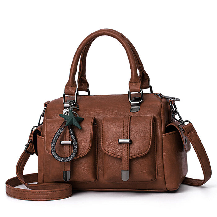 H2033 - Simple Fashion Satchel Handbag