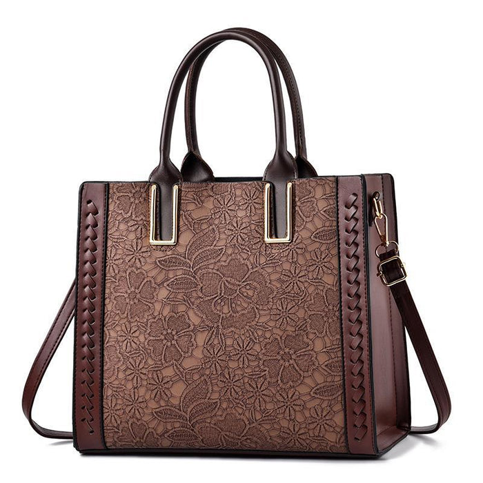 H2034 - Korean Embossed Fashion Handbag