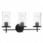 vanity light, simple lighting, black vanity lights, clear vanity lights, bathroom lighting