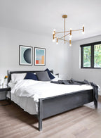 Half Moon modern minimalist abstract design poster by Opposite Wall - Bedroom - Duo