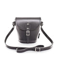 Handmade Leather Barrel Bag - Graphite - Bascora