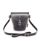 Handmade Leather Barrel Bag - Graphite - Bascora