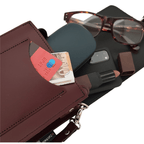 Handmade Leather Festival Phone Bag - Rose Quartz - Bascora