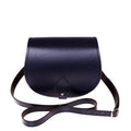 Handmade Leather Saddle Bag – Navy - Bascora