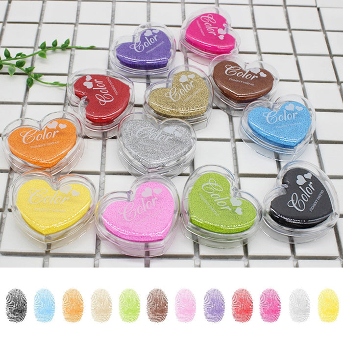 Heart Shaped Ink Pads - Original Kawaii Pen