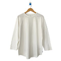 Heavy Cotton Raglan Tee in White