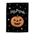 Hey Pumpkln Banner, Black